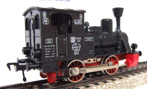 FLEISCHMANN HO: Vintage 0-4-0 Steam Shunter Loco in Fair Operating Used Condition  (Germany)