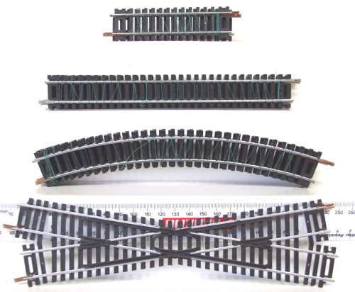 LIMA HO: 14pc Mixed Metal Track in Good,Used un-boxed condition.(Italy)