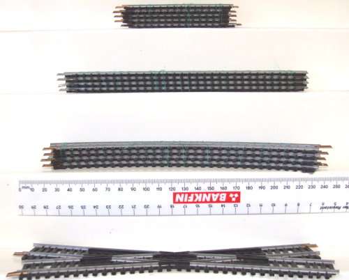 LIMA HO: 14pc Mixed Metal Track in Good,Used un-boxed condition.(Italy)