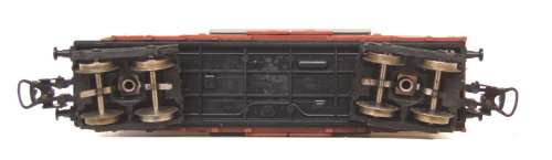 LIMA HO:Vintage SNCF Freight Car, Working Red Taillights  in Good Used, un-boxed condition (Italy)