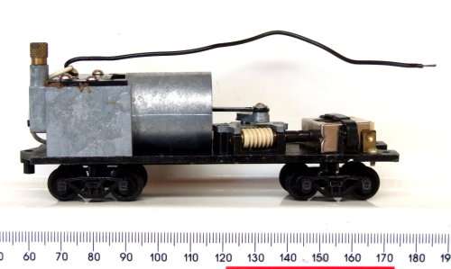 SMOKE GEN TENDER HO: Locomotive Tender with Piston Driven Smoke Generator in GOOD condition