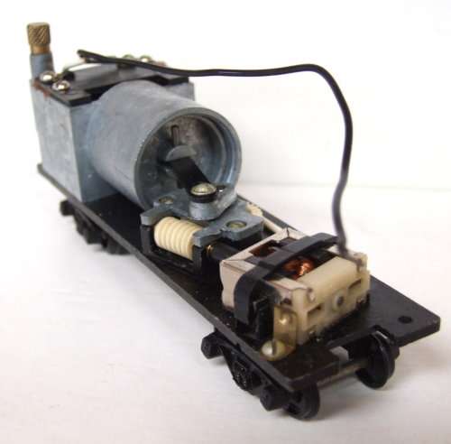 SMOKE GEN TENDER HO: Locomotive Tender with Piston Driven Smoke Generator in GOOD condition