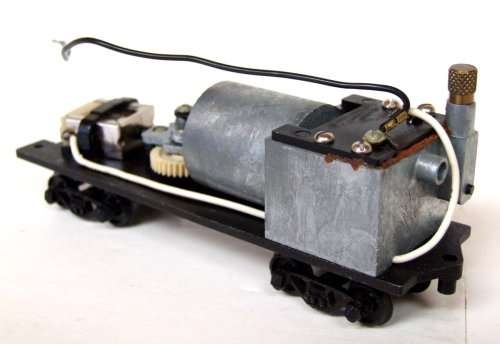 SMOKE GEN TENDER HO: Locomotive Tender with Piston Driven Smoke Generator in GOOD condition