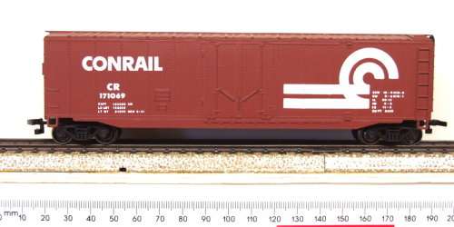 BACHMANN HO: 60' CR Reefer with Hook Horn couplings in good used & un-boxed condition(China)