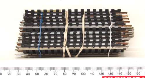 JOUEF/LIMA HO: 15pc Mixed Metal Track in Fair,Used un-boxed condition.(Italy)