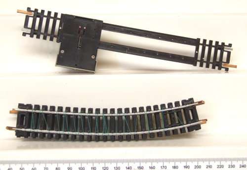 LIMA HO: 5pc Compensation Metal Track in Good,Used un-boxed condition.(Italy)