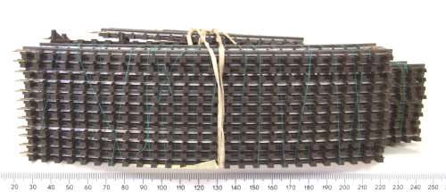 MARKLIN HO: 24pc Mixed 3-Rail AC Metal Track in Fair,Used un-boxed condition.(Germany)