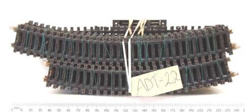 MARKLIN HO: 24pc Mixed 3-Rail AC Metal Track in Fair,Used un-boxed condition.(Germany)