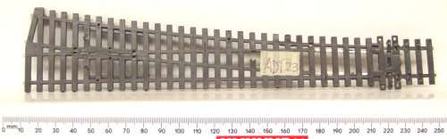 ATLAS HO/OO: Nickel Silver Wide Radius L/Hand Manual Turnout in good operational condition.(USA)