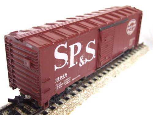 BOX CAR HO: Vintage US 40' S.P.&S Box Car with Sliding Doors in Good Un-boxed condition