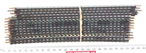 LIMA HO: 15pc Metal Curved Track in Fair,Used un-boxed condition.(Italy)