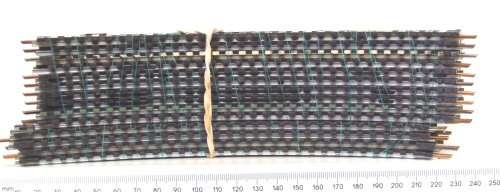 LIMA HO: 15pc Metal Curved Track in Fair,Used un-boxed condition.(Italy)