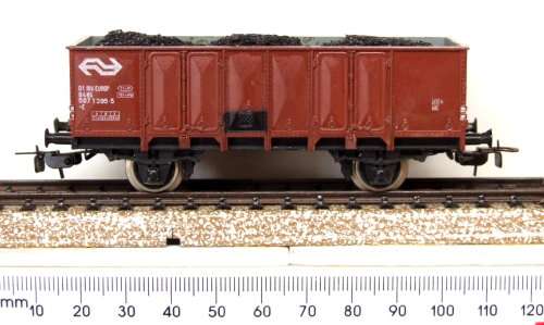 PIKO HO: Detailed European Coal Wagon with Load in Fair un-boxed condition (Germany)