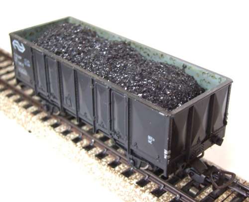 PIKO HO: Detailed European Coal Wagon with Load in Fair un-boxed condition (Germany)