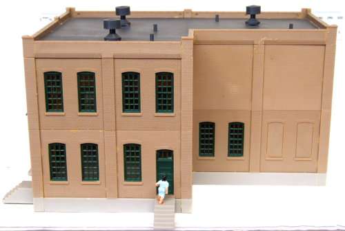 FALLER HO: Large Double Story Market Building and People in Good Un-boxed condition(Germany)