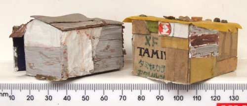 SCENERY HO/OO: 2pc SA Shacks in Good Un-boxed condition