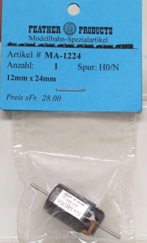 MASHIMA ACC HO: New MA1224D 5 Pole Motor in Original Packaging (Japan)