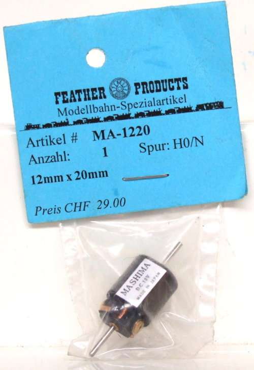 MASHIMA ACC HO: New MA1220 5 Pole Motor in Original Packaging (Japan)