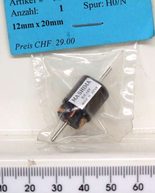 MASHIMA ACC HO: New MA1220 5 Pole Motor in Original Packaging (Japan)