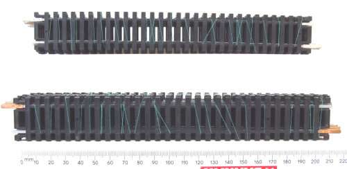 LIMA HO: 18pc Standard Length Metal Strait Track in Good Used un-boxed condition.(Italy)