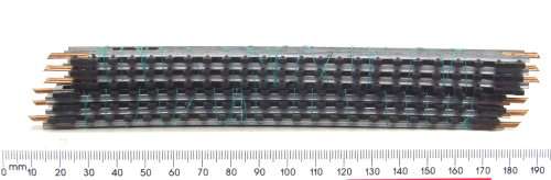 LIMA HO: 6pc Compensation (3x LH+3xRH) Metal Track in Good Used un-boxed condition.(Italy)