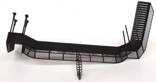 SCENERY HO/OO:  Double Track Detailed Foot Bridge in Good Un-boxed condition(China)
