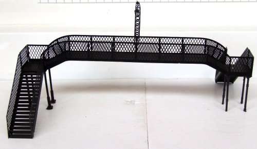 SCENERY HO/OO:  Double Track Detailed Foot Bridge in Good Un-boxed condition(China)