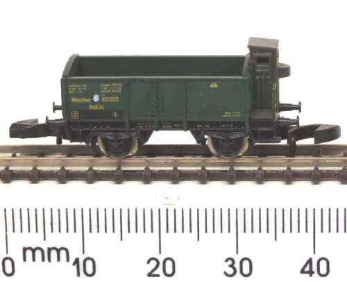 MARKLIN Z: Mini Club Freight Wagon (# 8629) in Like New boxed condition (Germany)