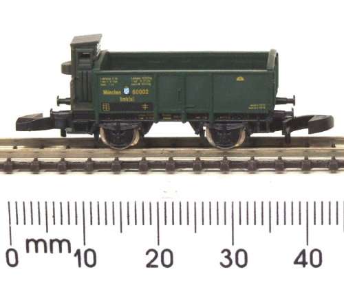 MARKLIN Z: Mini Club Freight Wagon (# 8629) in Like New boxed condition (Germany)