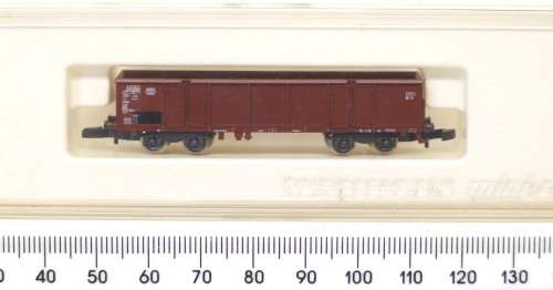 MARKLIN Z: Mini Club Freight Wagon (# 8650) in Like New boxed condition (Germany)
