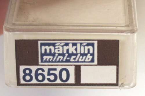 MARKLIN Z: Mini Club Freight Wagon (# 8650) in Like New boxed condition (Germany)