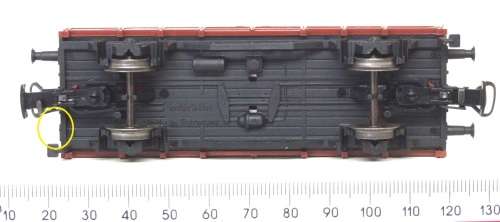 MARKLIN HO: 3-rail AC Plastic Freight Car with Car Load in Good un-boxed condition (Germany)