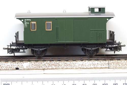 MARKLIN HO: 3-rail AC Plastic Brake Van with Open Door in Like New un-boxed condition (Germany)