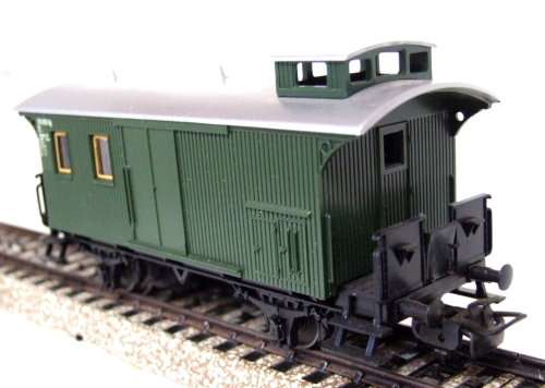MARKLIN HO: 3-rail AC Plastic Brake Van with Open Door in Like New un-boxed condition (Germany)