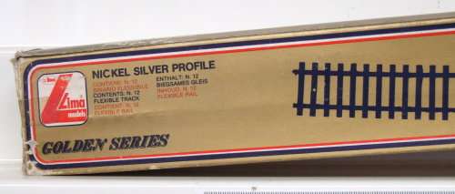 LIMA HO: Nickel Silver Flex Track 12 x  0.9m(10.8m in total) Lengths in NEW Boxed condition.(Italy))