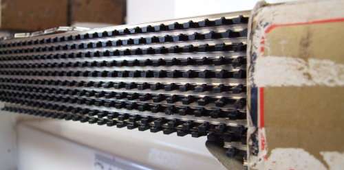 LIMA HO: Nickel Silver Flex Track 12 x  0.9m(10.8m in total) Lengths in NEW Boxed condition.(Italy))