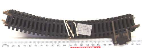 LIMA HO: 13pc Matal Curved Track(403030) in Fair Used Un-boxed condition.(Italy))
