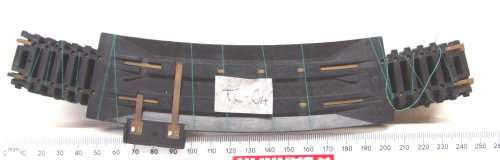 LIFE-LIKE HO: 11pc Brass Curved, Including Feeder track in Fair Used Un-boxed condition.(Italy))