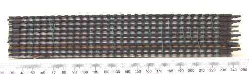 LIMA HO: 14pc Matal Curved Track(403030) in Fair Used Un-boxed condition.(Italy))