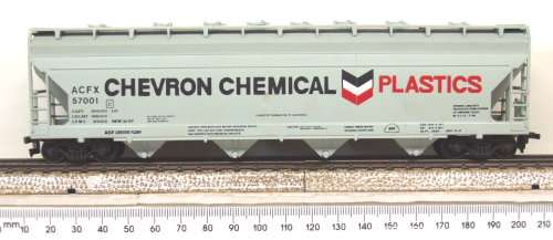 ATHEARN HO: Detailed Modern 60` CC Plastics 4 Bay Hopper in Good used & un-boxed condition(Italy)