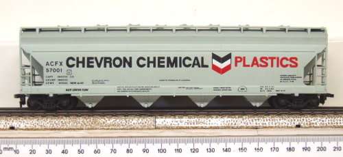 ATHEARN HO: Detailed Modern 60` CC Plastics 4 Bay Hopper in Good used & un-boxed condition(Italy)