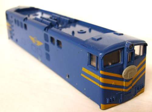 LIMA HO: SAR Blue Train E5 Locomotive Body in Good un-boxed condition for Parts.(Italy)