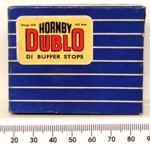 HORNBY DUBLO OO:  2x Vintage English Springloaded Bufferstops in Good Boxed condition(England)