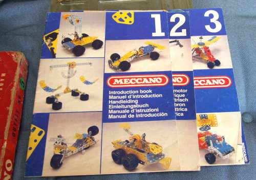 MECCANO: 2x Imcomplete Vintage Meccano sets ( No 3 and No 5) in Fair condition.(England)