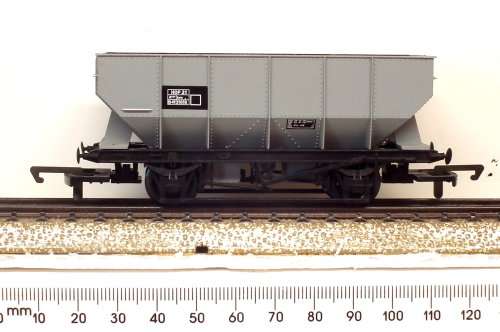 HORNBY OO: Modern English 2 Bay Hopper Wagon in Like New Un-Boxed condition(China)