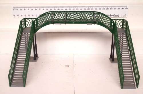 HORNBY SCENERY HO/OO:  Double Track Detailed Foot Bridge in Good Un-boxed condition(China)