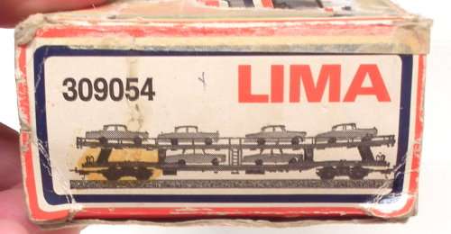 LIMA HO: UP Car Carrier With 6x Car load in Very Good Boxed condition (Italy)