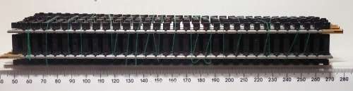 LIMA HO: 14pc Metal Track(14x 403020) in Very Good Used boxed condition.(Italy))