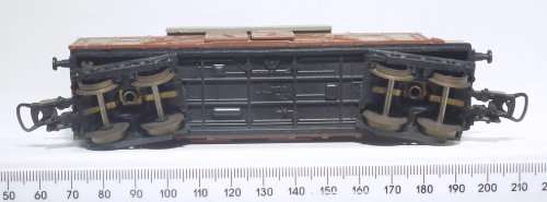 LIMA HO: SNCF Freight Wagon with Sliding Doors + Taillights in Good unboxed condition (Italy)