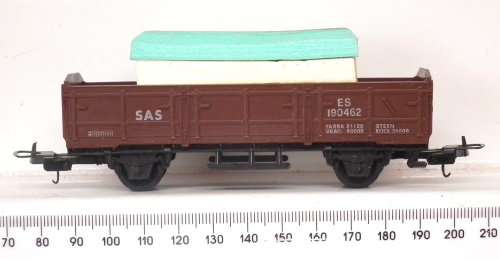 LIMA HO: SAR ES Freight  Wagon With Tarpaulin in Good Un-Boxed condition (Italy)